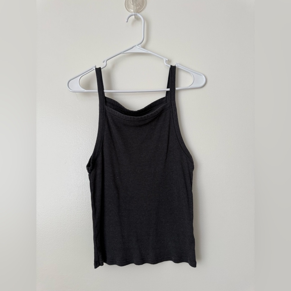 American Eagle Outfitters Charcoal Tank Top